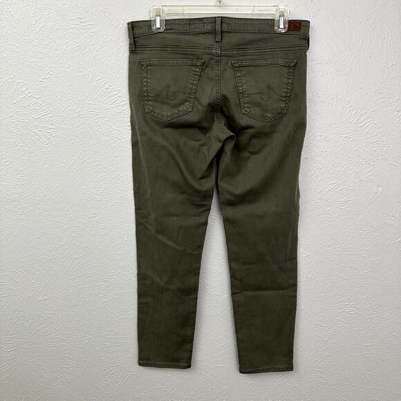 Adriano Goldschmied Green Stevie Ankle Slim Straight Jeans - Size 29 Petite - Picture 7 of 12